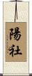 陽社 Scroll