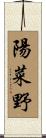 陽菜野 Scroll