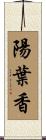 陽葉香 Scroll