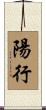 陽行 Scroll