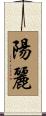 陽麗 Scroll