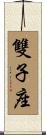 Gemini Zodiac Symbol / Sign Scroll