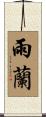 雨蘭 Scroll