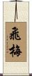 飛梅 Scroll