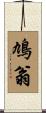 鳩翁 Scroll