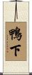 鴨下 Scroll