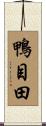 鴨目田 Scroll