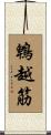 鵯越筋 Scroll
