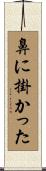 鼻に掛かった Scroll
