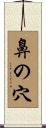 鼻の穴 Scroll