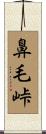 鼻毛峠 Scroll