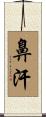 鼻汗 Scroll