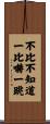 Comparison Leads to Truth and Enlightenment Scroll