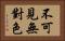 不可見無對色 Horizontal Portrait