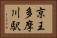 京王多摩川駅 Horizontal Portrait