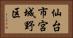 仙台市宮城野区 Horizontal Portrait
