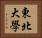 東北大學 Horizontal Portrait