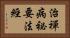 治禪病祕要法經 Horizontal Portrait