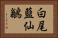 白尾藍仙鶲 Horizontal Portrait