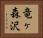 竜ヶ森沢 Horizontal Portrait