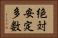 絶対安定多数 Horizontal Portrait