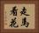 走馬看花 Horizontal Portrait