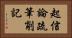 起信論疏筆削記 Horizontal Portrait