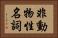非動物性名詞 Horizontal Portrait
