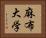 麻布大学 Horizontal Portrait