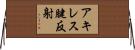 アキレス腱反射 Horizontal Wall Scroll