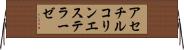 アセチルコリンエステラーゼ Horizontal Wall Scroll