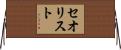 セオリスト Horizontal Wall Scroll