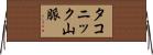 タコニック山脈 Horizontal Wall Scroll