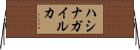 ハシナガイルカ Horizontal Wall Scroll