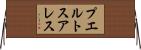 プエルトスアレス Horizontal Wall Scroll