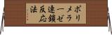 ポリメラーゼ連鎖反応法 Horizontal Wall Scroll