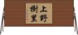 上野樹里 Horizontal Wall Scroll