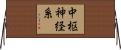 中枢神経系 Horizontal Wall Scroll