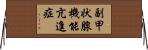 副甲状腺機能亢進症 Horizontal Wall Scroll