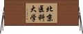 北京医科大学 Horizontal Wall Scroll