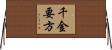 千金要方 Horizontal Wall Scroll