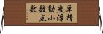 単精度浮動小数点数 Horizontal Wall Scroll