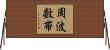 周波数帯 Horizontal Wall Scroll