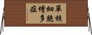 單核細胞增多症 Horizontal Wall Scroll