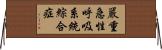 嚴重急性呼吸系統綜合症 Horizontal Wall Scroll
