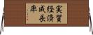 実質経済成長率 Horizontal Wall Scroll