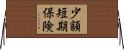 少額短期保険 Horizontal Wall Scroll