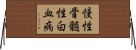 慢性骨髄性白血病 Horizontal Wall Scroll