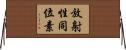放射性同位素 Horizontal Wall Scroll