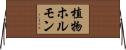 植物ホルモン Horizontal Wall Scroll